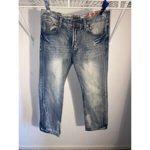 Men’s Jeans Rue 21 32w 30L Relaxed Straight Good Condition
